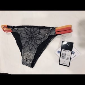 Roxy Pop Surf Moderate Bikini Bottom Size Small